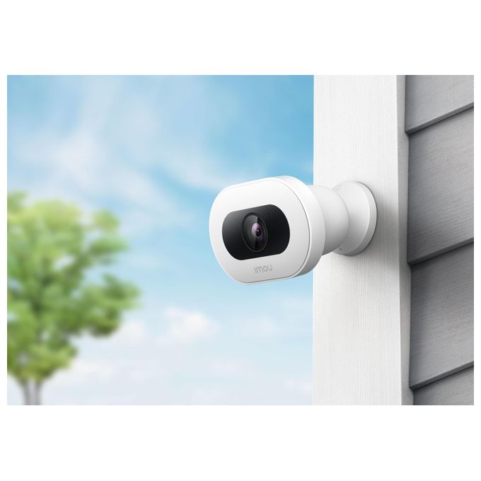 Imou IPC-F88FIP-V2 Knight Telecamera IP Wi-Fi 4K 8MP Rilevamento AI IP66 Sirena 110dB Visione Notturna colore Bianco