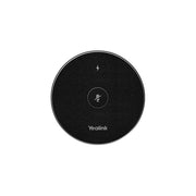 Yealink 1303143 VCM36-W Microfono da Conferenza Wireless con Array a 3 Microfoni Copertura 360° Raggio 6 m USB-C Batteria 2450 mAh Autonomia 24 h in Conversazione colore Nero