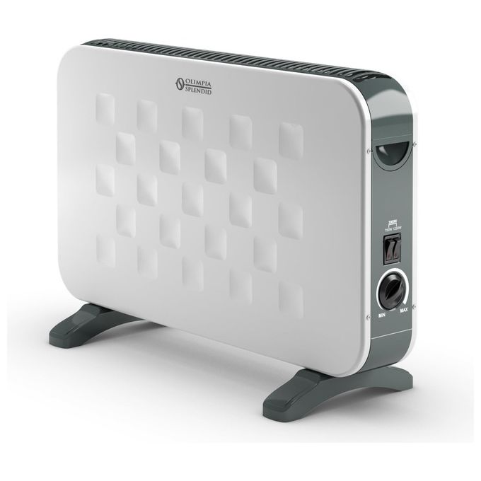 Olimpia Splendid 99296 Caleo Metal Termoconvettore 2000 W 3 livelli di potenza 750 1250 2000 W fino a 60 m³ colore Metallico