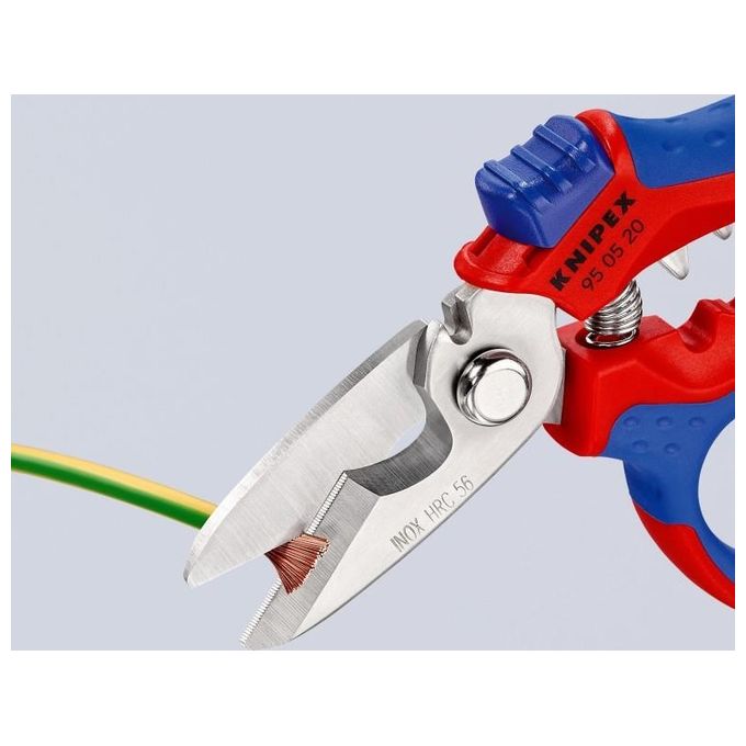 Knipex Forbice da Elettricista Angolata Rivestiti in Matieriale Bicomponente