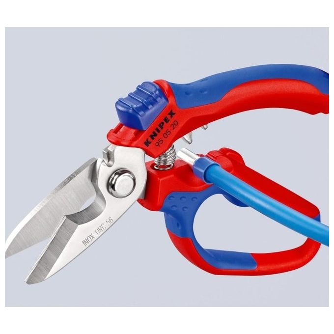 Knipex Forbice da Elettricista Angolata Rivestiti in Matieriale Bicomponente