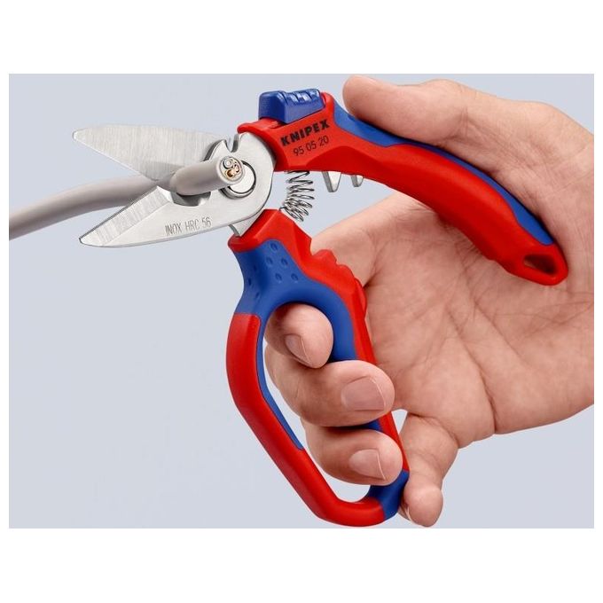 Knipex Forbice da Elettricista Angolata Rivestiti in Matieriale Bicomponente