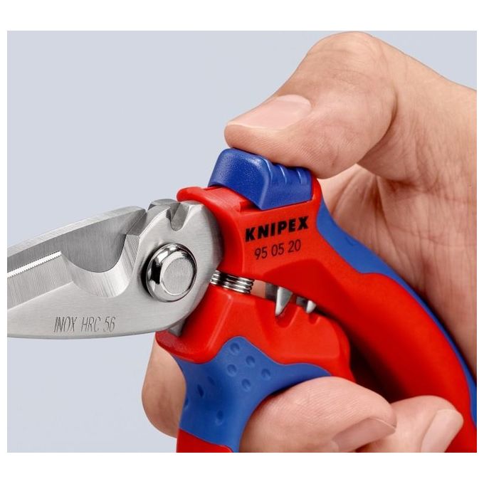 Knipex Forbice da Elettricista Angolata Rivestiti in Matieriale Bicomponente