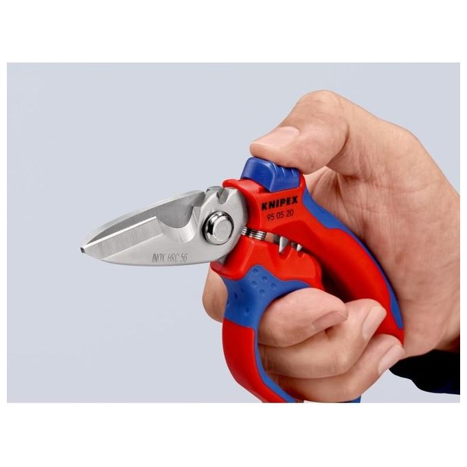 Knipex Forbice da Elettricista Angolata Rivestiti in Matieriale Bicomponente