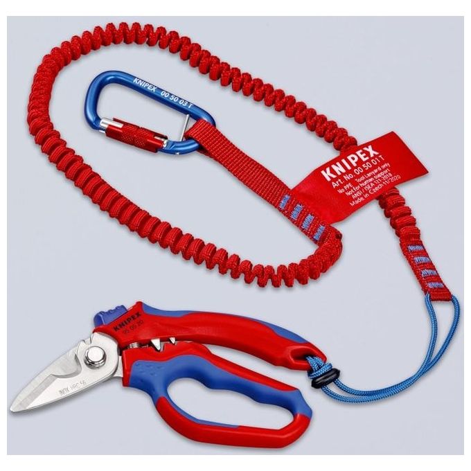Knipex Forbice da Elettricista Angolata Rivestiti in Matieriale Bicomponente