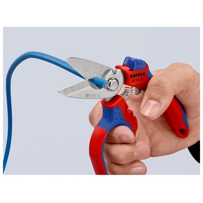 Knipex Forbice da Elettricista Angolata Rivestiti in Matieriale Bicomponente