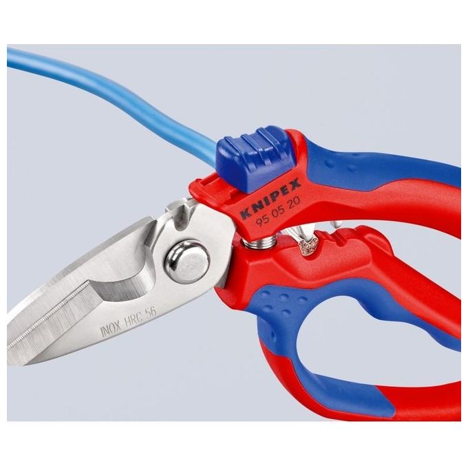 Knipex Forbice da Elettricista Angolata Rivestiti in Matieriale Bicomponente