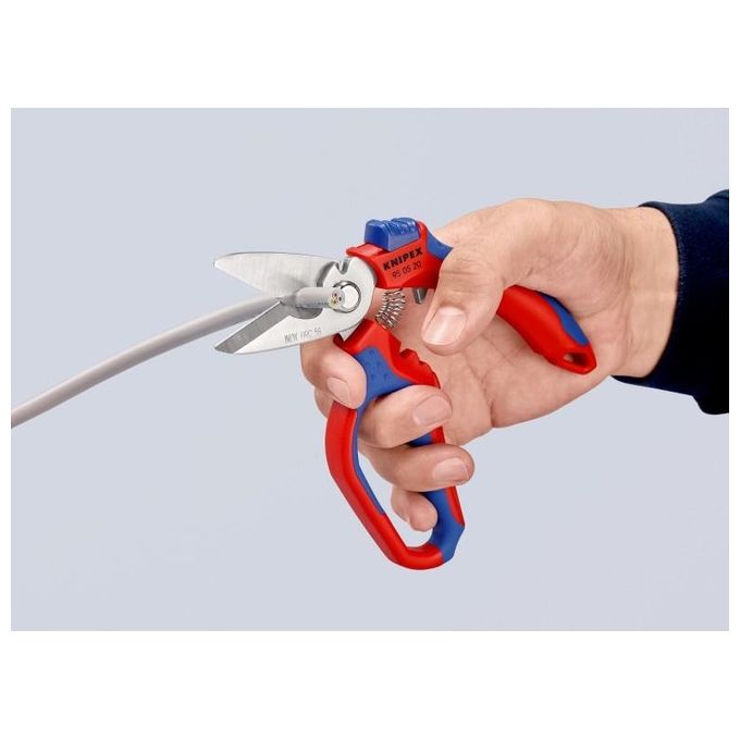Knipex Forbice da Elettricista Angolata Rivestiti in Matieriale Bicomponente