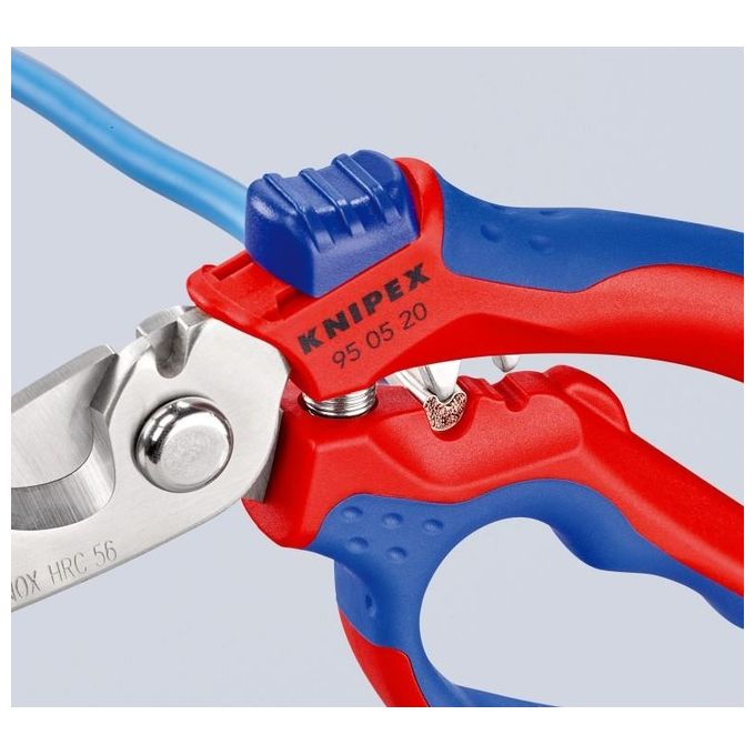Knipex Forbice da Elettricista Angolata Rivestiti in Matieriale Bicomponente