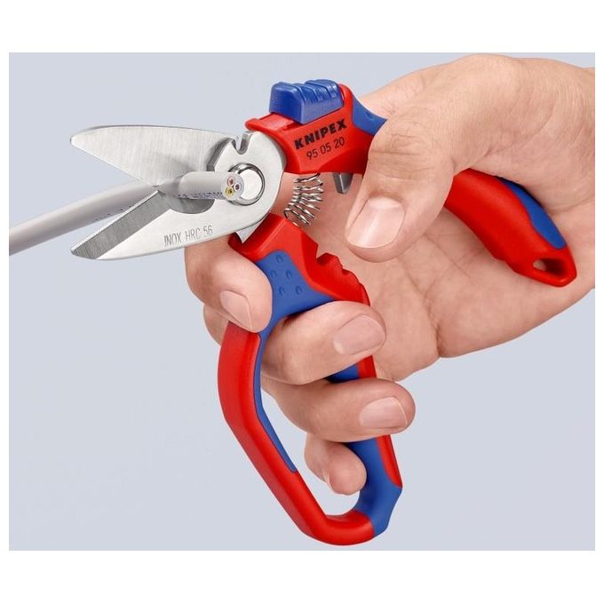 Knipex Forbice da Elettricista Angolata Rivestiti in Matieriale Bicomponente