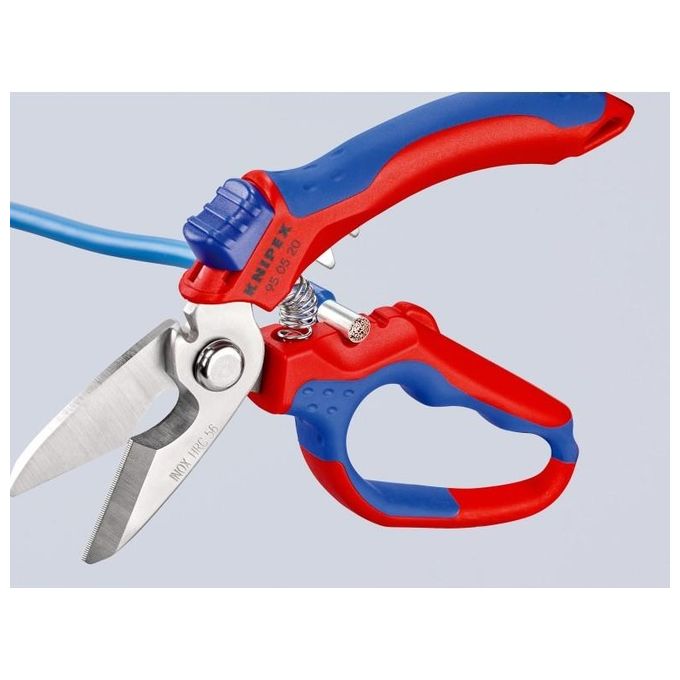 Knipex Forbice da Elettricista Angolata Rivestiti in Matieriale Bicomponente