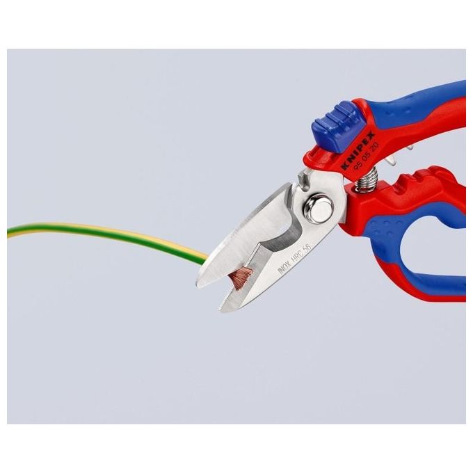 Knipex Forbice da Elettricista Angolata Rivestiti in Matieriale Bicomponente