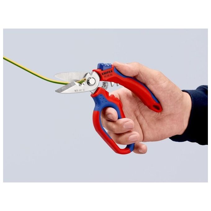 Knipex Forbice da Elettricista Angolata Rivestiti in Matieriale Bicomponente