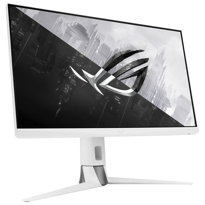 Asus 90LM06U0-B03370 ROG Strix XG27AQ-W Monitor Gaming 27'' WQHD 2560x1440 Fast IPS 170Hz 1ms G-SYNC HDR 400 Aura Sync colore Bianco