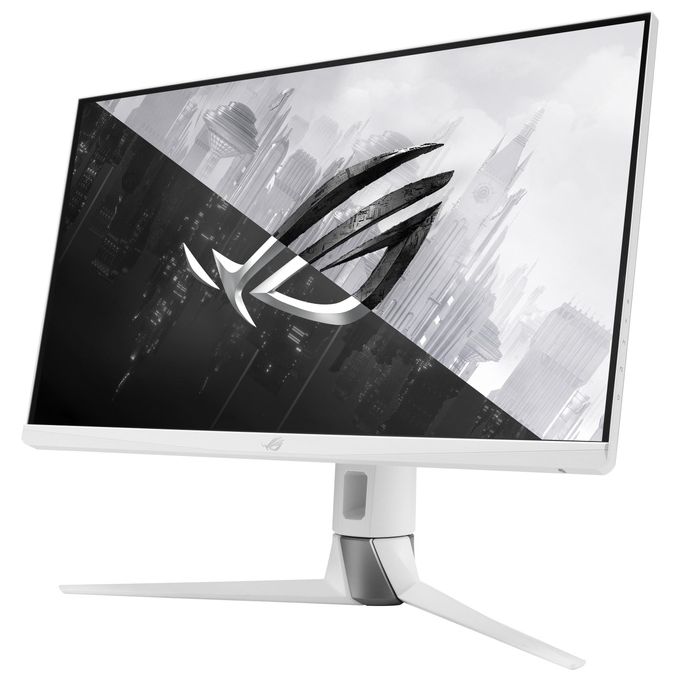 Asus 90LM06U0-B03370 ROG Strix XG27AQ-W Monitor Gaming 27'' WQHD 2560x1440 Fast IPS 170Hz 1ms G-SYNC HDR 400 Aura Sync colore Bianco