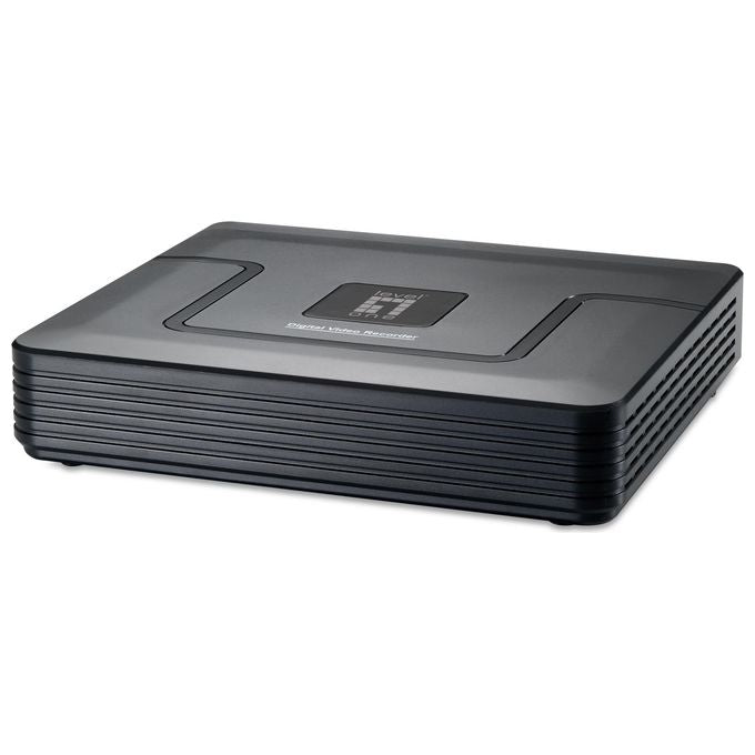LevelOne DSK-8001 Kit Videosorveglianza Cablato 8 Canali DVR 4 Telecamere Bullet IP66 Visione Notturna 30 m H.264 HDD 6 TB colore Nero Bianco