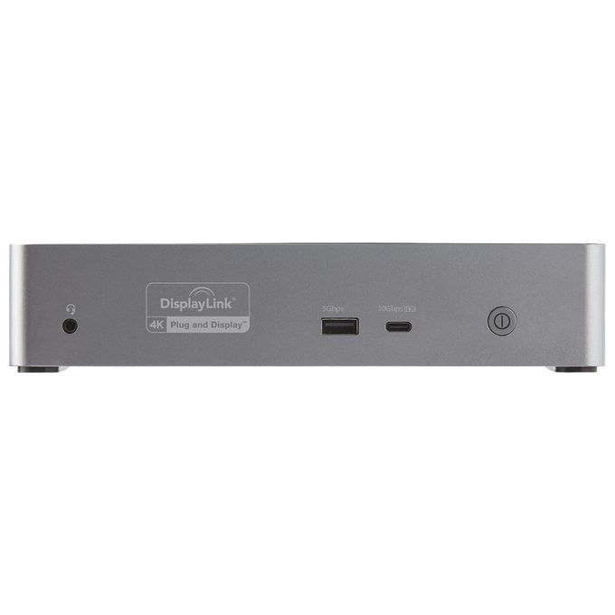 StarTech DK31C4DPPDUE Docking Station USB-C per Quad Monitor 4K 60Hz con Power Delivery 100W 4x HDMI 4x DisplayPort USB 3.2 Gen 2 Ethernet Gigabit colore Nero