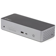 StarTech DK31C4DPPDUE Docking Station USB-C per Quad Monitor 4K 60Hz con Power Delivery 100W 4x HDMI 4x DisplayPort USB 3.2 Gen 2 Ethernet Gigabit colore Nero