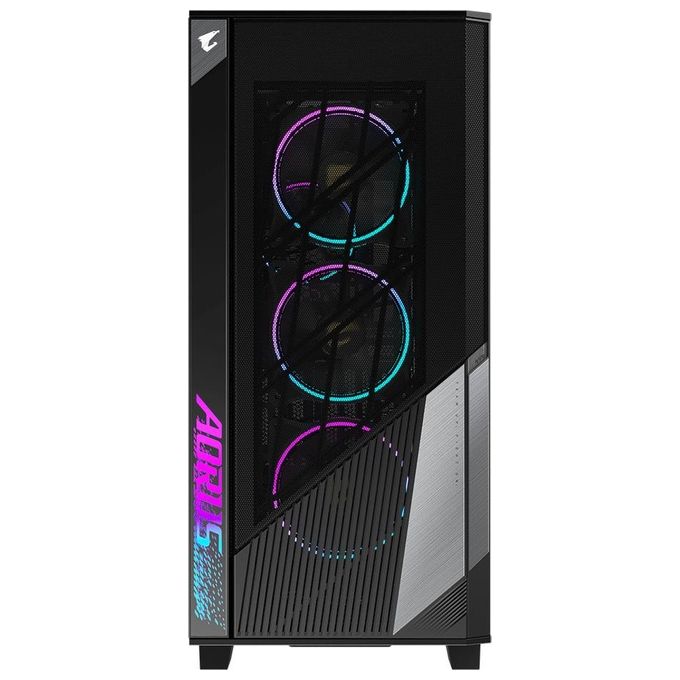 Gigabyte CAGB-AC500G-ST AORUS C500 Case PC Mid Tower Compatibilita' E-ATX Vetro Temperato 3 Ventole Anteriori 1 Posteriore RGB colore Nero