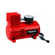 Einhell Mini Compressore Portatile CC-AC 12V Gonfiatore Maneggevole per Auto Moto e Biciclette con Manometro e Adattatori Inclusi