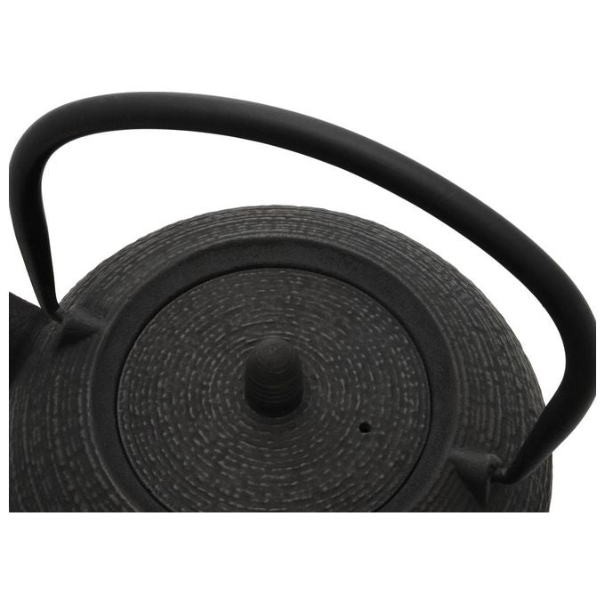Bredemeijer 153012 Tibet Teiera in Ghisa con Filtro Acciaio Inox 1,2 L colore Nero