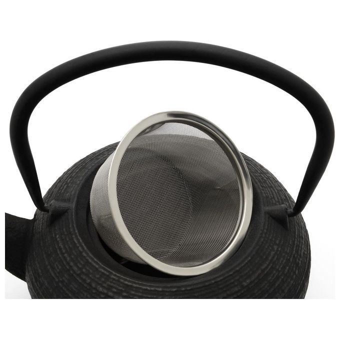 Bredemeijer 153012 Tibet Teiera in Ghisa con Filtro Acciaio Inox 1,2 L colore Nero