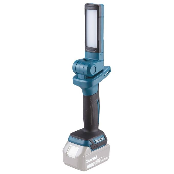 Makita DML816X Lampada da Lavoro a Batteria LED 500 lumen Testa Orientabile 270° colore Nero