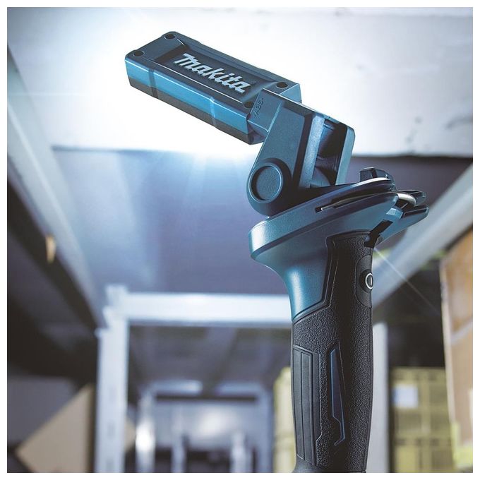 Makita DML816X Lampada da Lavoro a Batteria LED 500 lumen Testa Orientabile 270° colore Nero