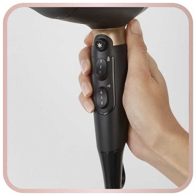 Rowenta CV8840 Pro Expert Asciugacapelli 2200 W Ionico 2 velocita' 3 temperature Diffusore Concentratore colore Nero Rame