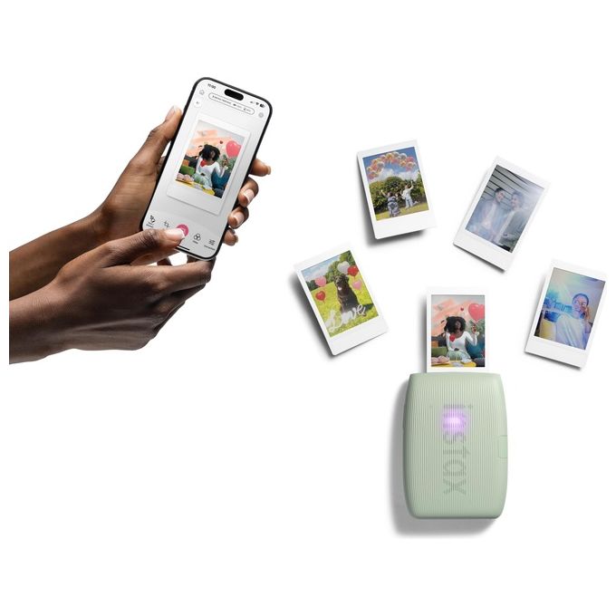 Fujifilm 16832156 Instax Mini Link3 Stampante portatile istantanea Risoluzione 800 x 600 DPI Bluetooth 5.1 USB-C colore Sage Green