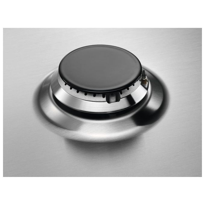 Aeg HGB64400SM Slim Line Piano Cottura a Gas 4 Zone Bruciatori SpeedBurner 60 cm Inox
