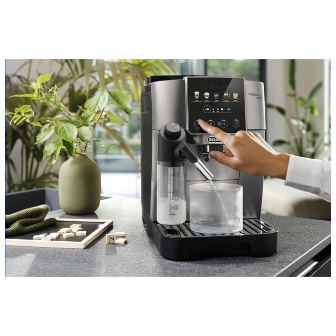 De'Longhi ECAM220.91.TB Magnifica Start Macchina da caffe' Automatica 1.8 L 15 bar 1450 W LatteCrema Hot colore Titanio