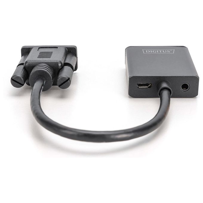 Digitus Adattatore Pc Vga Monitor Hdmi con Audio