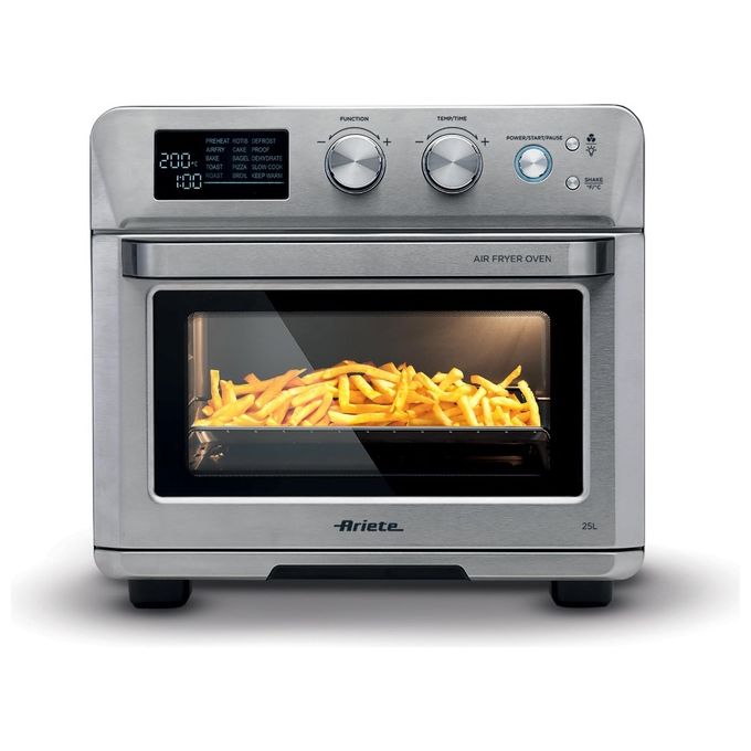 Ariete 4629 Friggitrice ad Aria 25 L 1700 W 15 Funzioni Display Digitale colore Silver