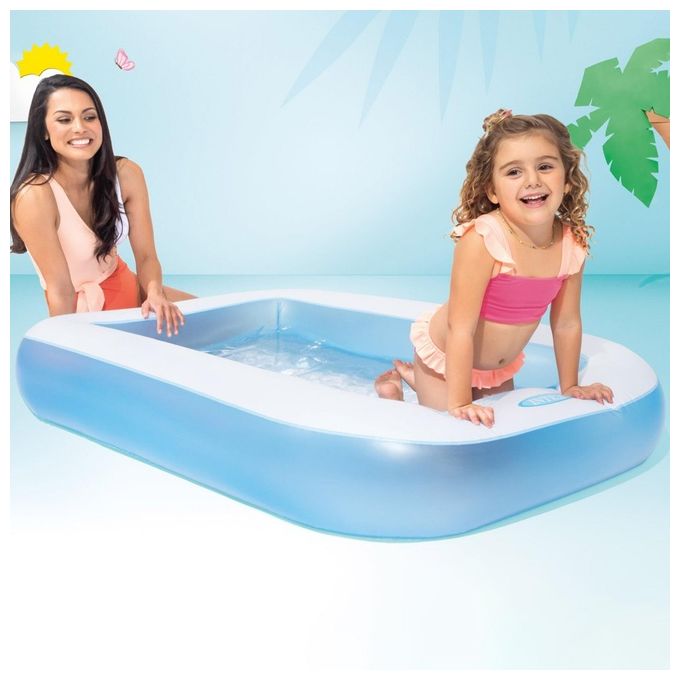 Intex 57403 Piscina Gonfiabile Baby con Fondo Morbido 166 x 100 x 28
