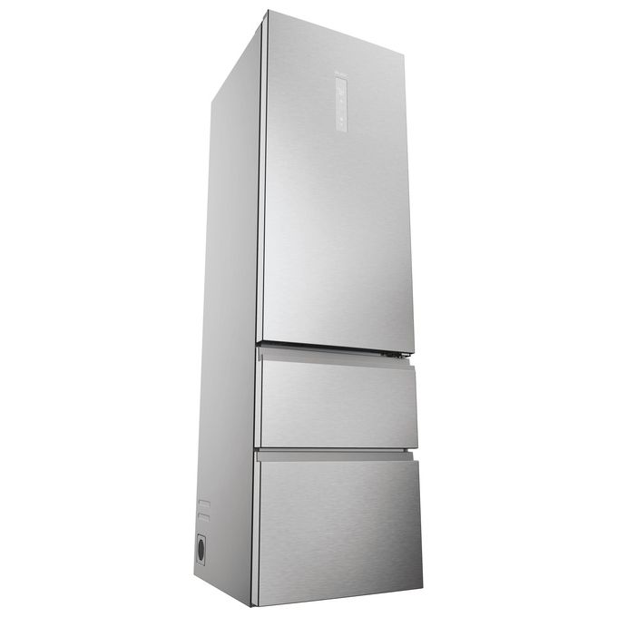 Haier HTW5620DNMG 3D 60 Serie 5 Frigorifero Combinato 414 L 205 cm Classe D 35 dB No Frost Wi-Fi colore Argento