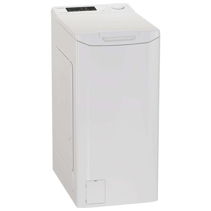 Candy TCA263D3-S Prowash 300 - Lavatrice a carica dall'alto 6 kg, 1200 rpm, Classe C, Wi-Fi, Cicli rapidi 14-59 min, AI Weight Sense, (86×41×60 cm), Bianco