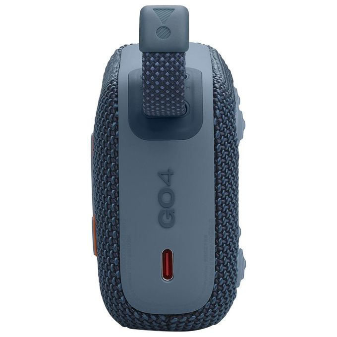 JBL JBLGO4BLU Go 4 Altoparlante Bluetooth Portatile 4.2 W IP67 Waterproof Bluetooth 5.3 Autonomia 7 h colore Blu