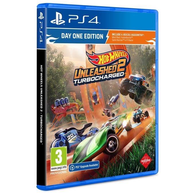 Milestone Videogioco Hot Wheels Unleashed 2 Turbocharged Day One Edition per PlayStation 4