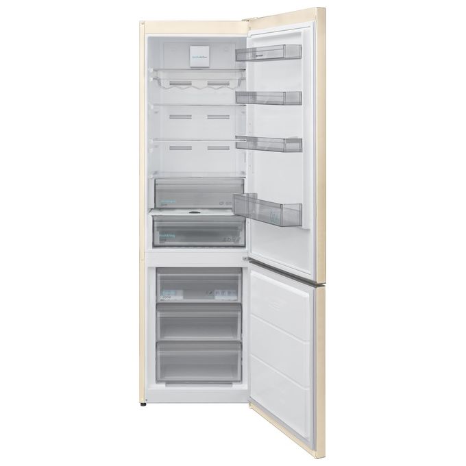 Sharp SJ-NBA32DMXJD Frigorifero Combinato 367 L 201 cm Classe E 38 dB No Frost Libera Installazione colore Beige