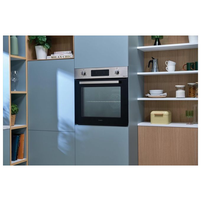 Candy FCM955XRL-CN Idea Forno da incasso Elettrico 70 L Classe A Pirolisi Vapore Wi-Fi (59.5x59.5x56.8 cm) colore Nero Inox