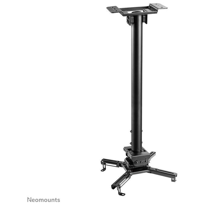 Neomounts CL25-540BL1 Supporto a soffitto per proiettore regolabile in altezza 60,5-90,5 cm capacita' 35 Kg rotazione 360° inclinazione ±20° colore Nero