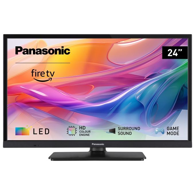 Panasonic TV-24S50AEZ S50 Smart TV LED HD 24'' Fire TV Alexa HDR10 DVB-T2 colore Nero