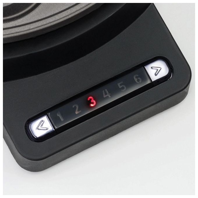 GRAEF WA80 Gofrera 850 W con Rivestimento Antiaderente e Regolazione Elettronica 6 Livelli colore Argento-Grigio