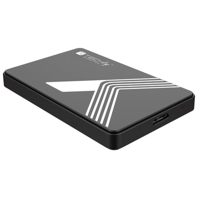 Techly Box Esterno Usb 3.0 per Hdd-Ssd Sata 2,5'' Nero