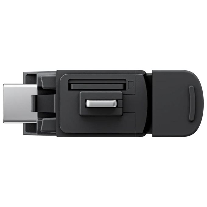 Insta360 CINSBBMB Quick Reader per X4 Lettore Schede USB-C e Lightning Compatibile iOS e Android colore Nero