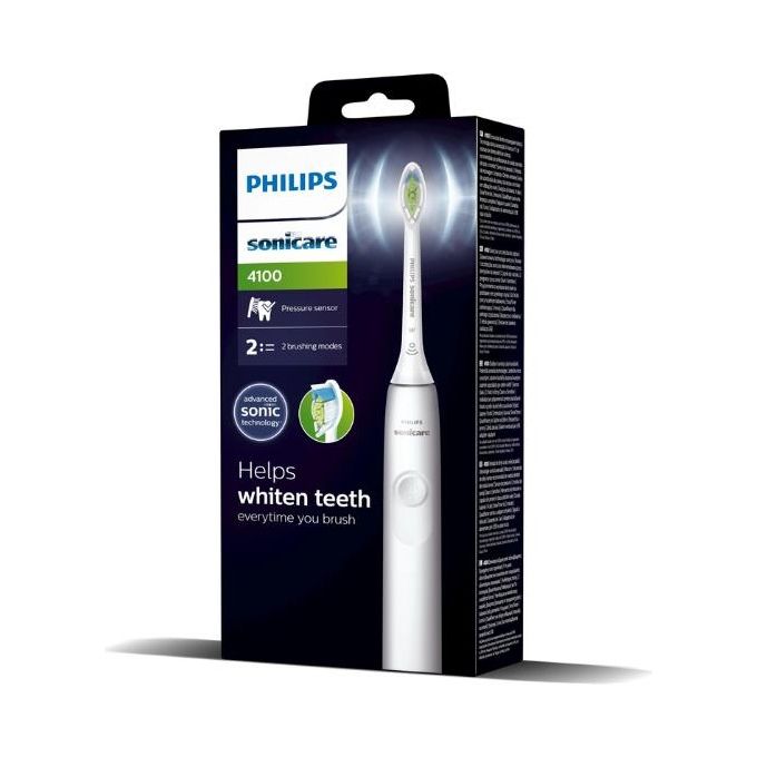 Philips HX3681-33 Sonicare 4100 Spazzolino elettrico sonico 2 modalita' Timer autonomia 336 h colore Bianco