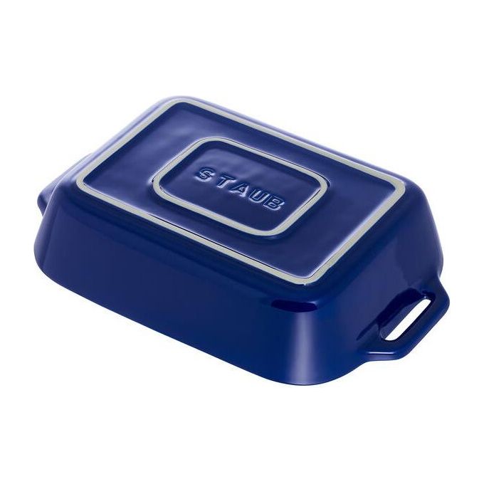 Staub Pirofila in Ceramica Blu 34x24x7.6cm
