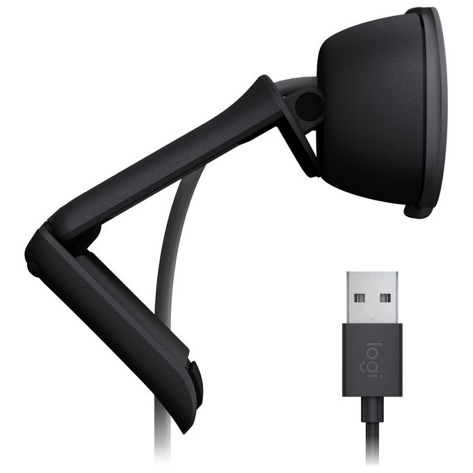 Logitech 960-001592 Brio 105 Webcam Full HD 1080p 2 MP 30fps USB Microfono Integrato colore Grafite
