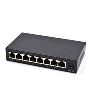 Diprogress DPNS08GM Switch Ethernet Desktop Gigabit 8 Porte 10Gbps Plug and Play case Metallo colore Nero